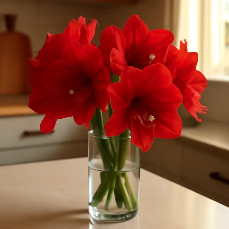 Amaryllis - rot - Bild 3