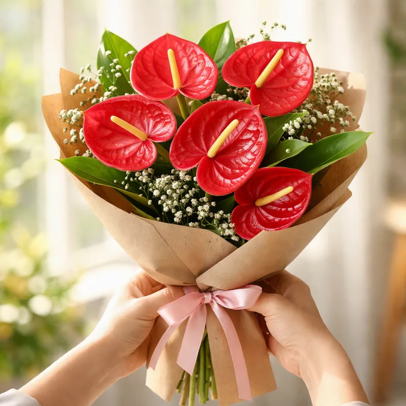 Anthurium (Flamingoblume) - klassisch - Bild 3