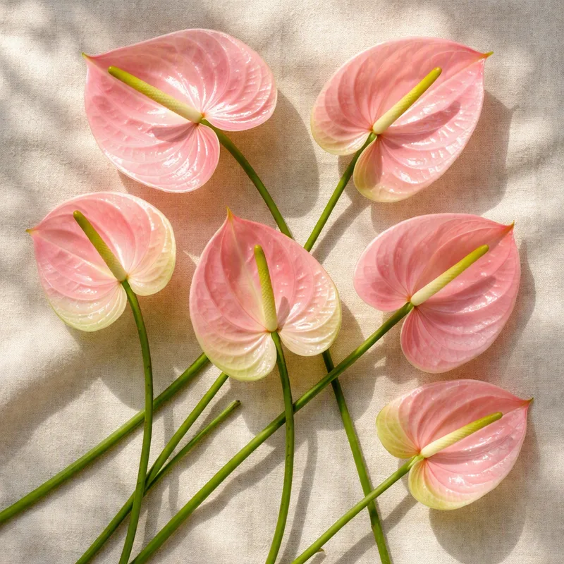 Anthurium (Flamingoblume) - rosa - Bild 4