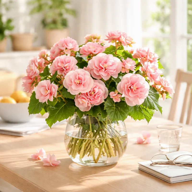 Begonie - rosa - Bild 2
