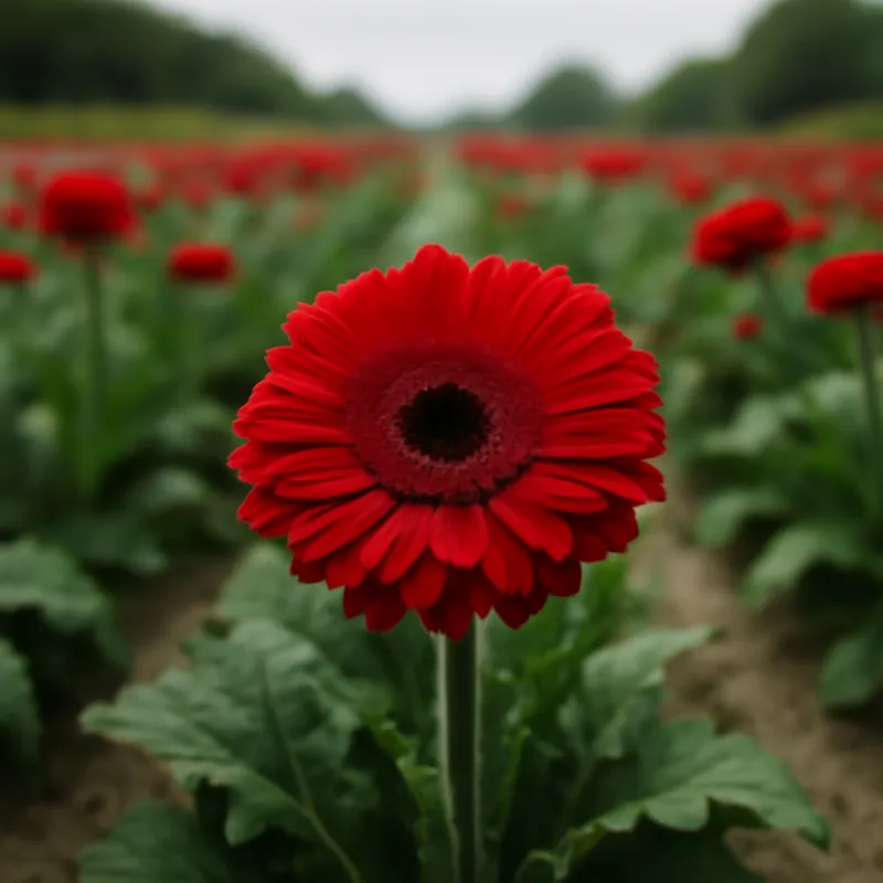 Gerbera - rot - Bild 4