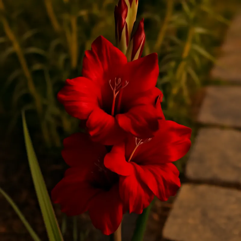 Gladiole - rot - Bild 4