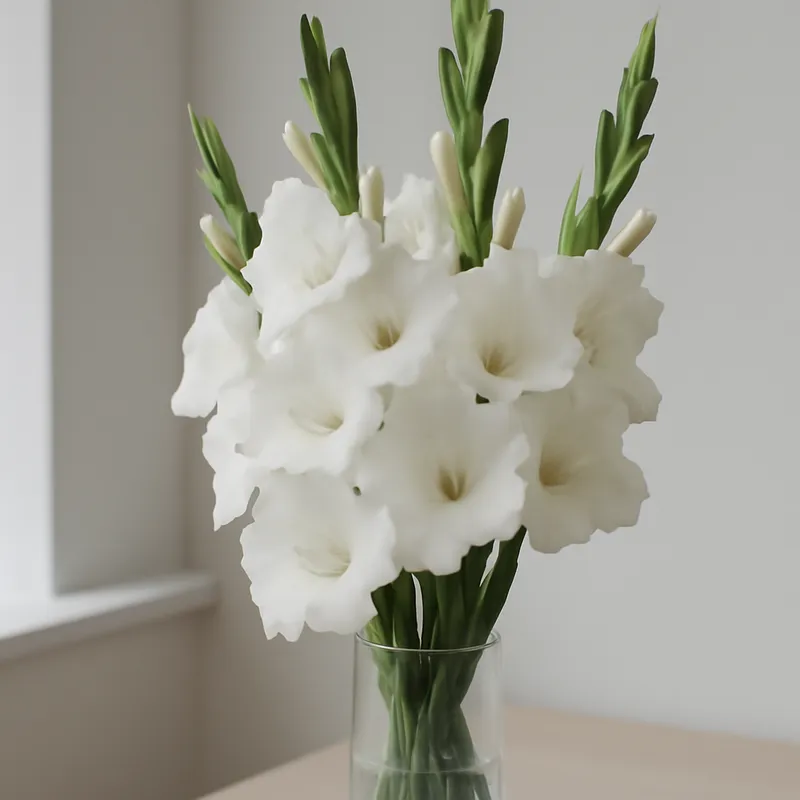 Gladiole - weiss - Bild 3