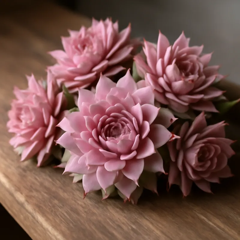 Hauswurz - rosa - Bild 3