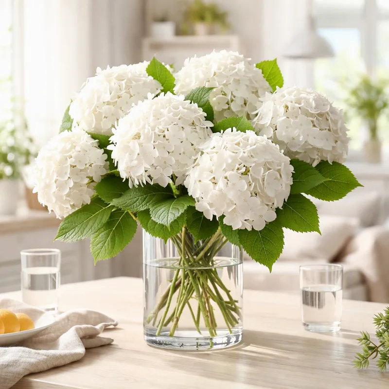 Hortensie - weiss - Bild 2