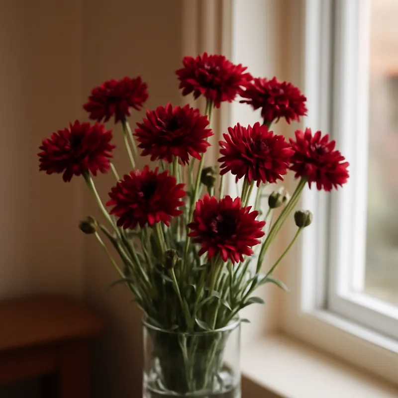 Kornblume - rot - Bild 3