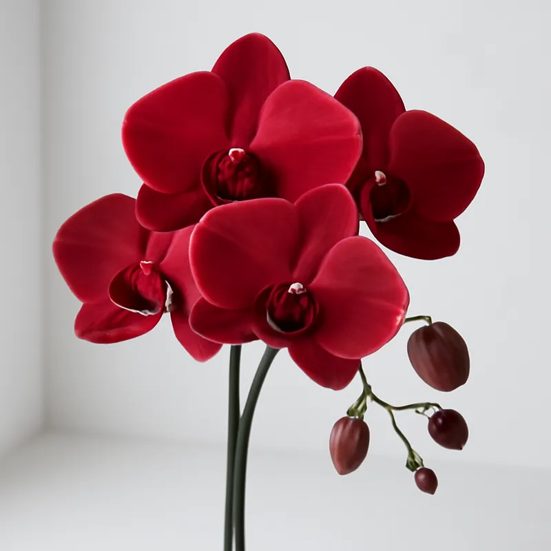 Orchidee (Brautorchidee) - rot - Bild 3