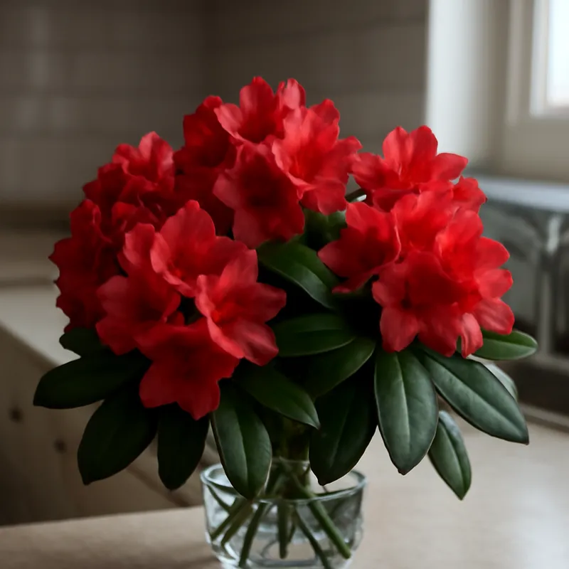Rhododendron - rot - Bild 3