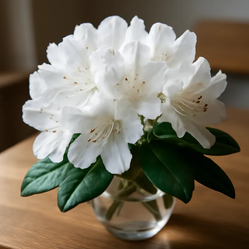Rhododendron - weiss - Bild 3
