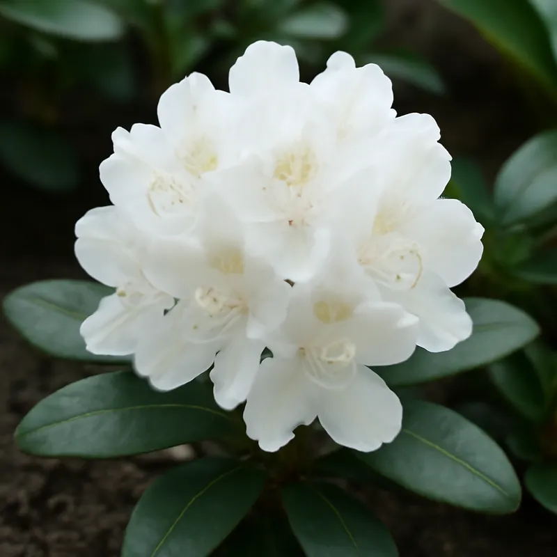 Rhododendron - weiss - Bild 4