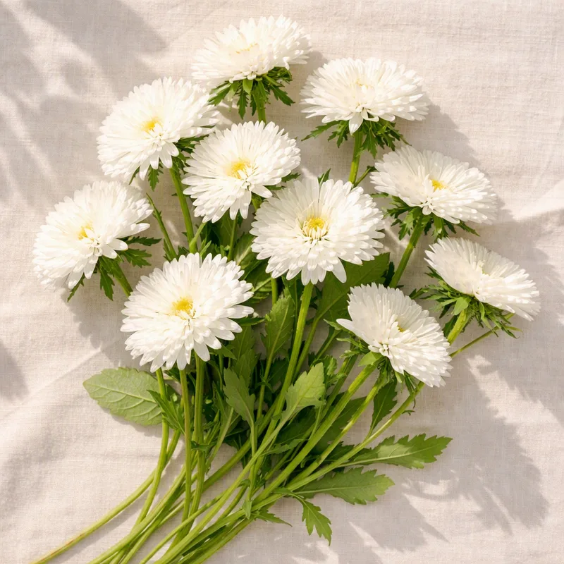Sommeraster - weiss - Bild 4