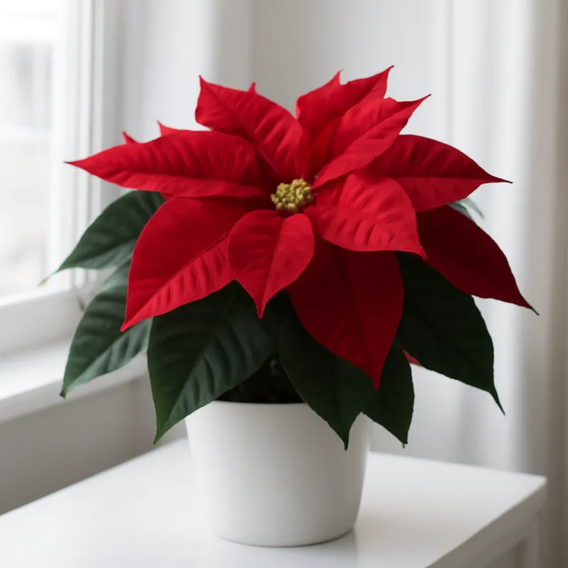 Weihnachtsstern - rot - Bild 3