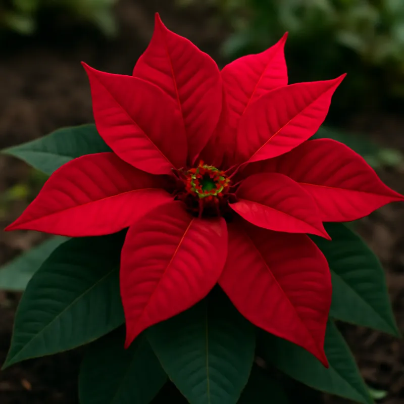 Weihnachtsstern - rot - Bild 4