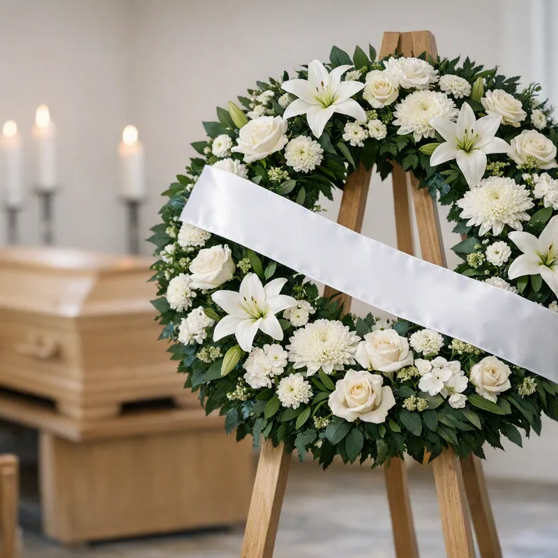 Blumen zur Beerdigung - Kranz, Gesteck und Kondolenz